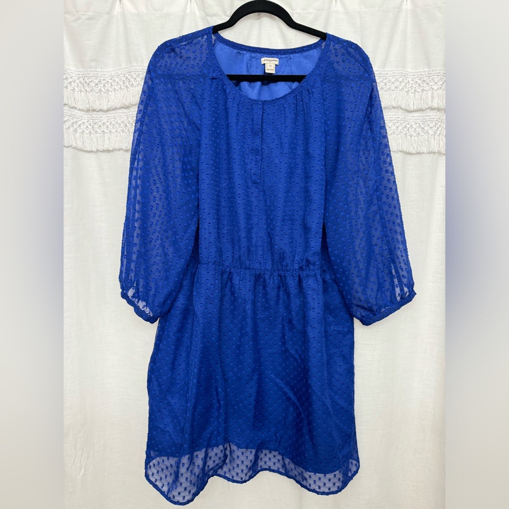 J. Crew Royal Blue Dress